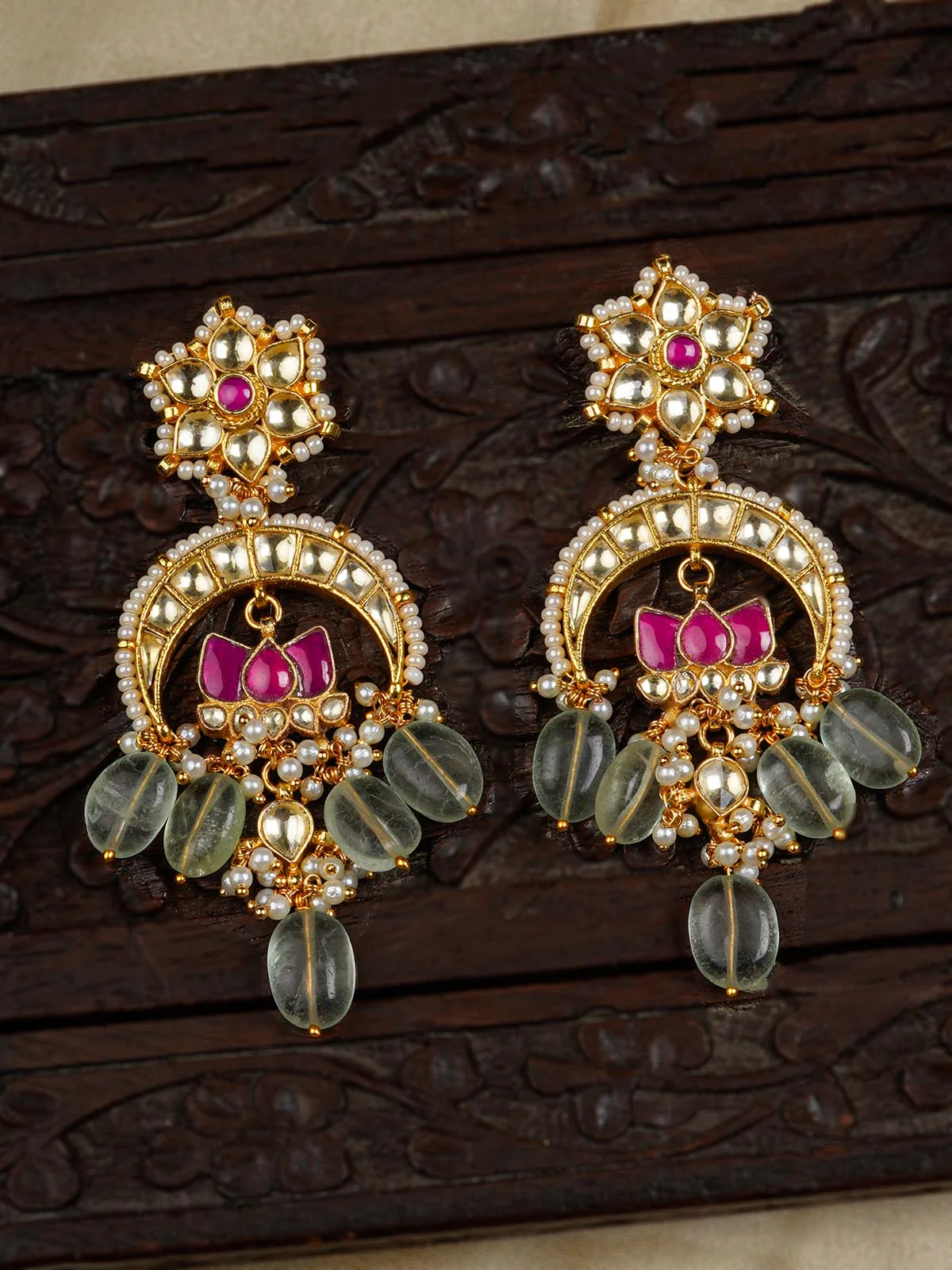 Jadau Kundan Earrings -ME700M