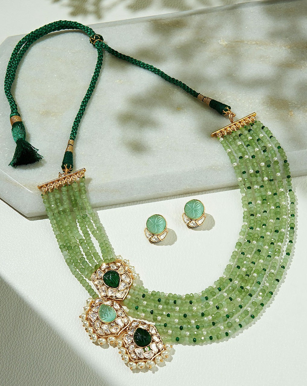 Multi Colour Layered Necklace Set