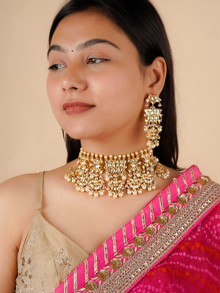 Jadau Kundan Necklace Sets - MS725YA