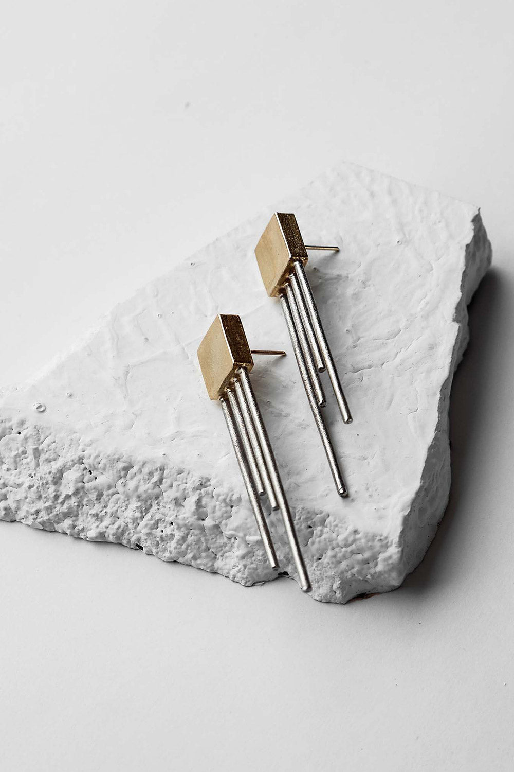 Square Trinity Studs