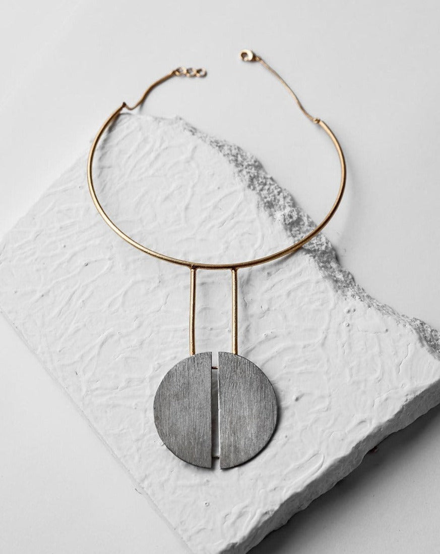 Twinning Moon Necklace