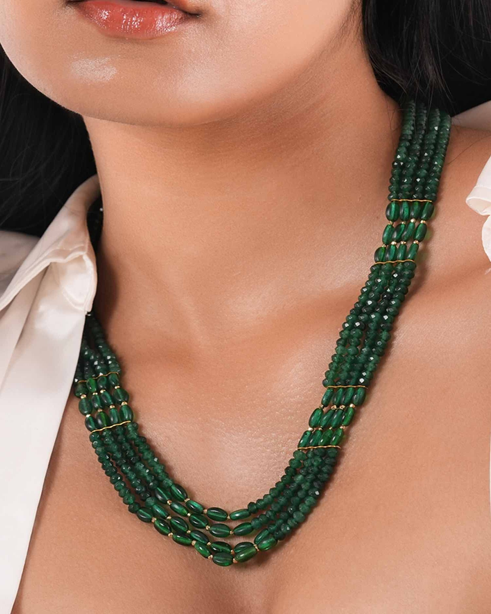 Euphemia Green Necklace