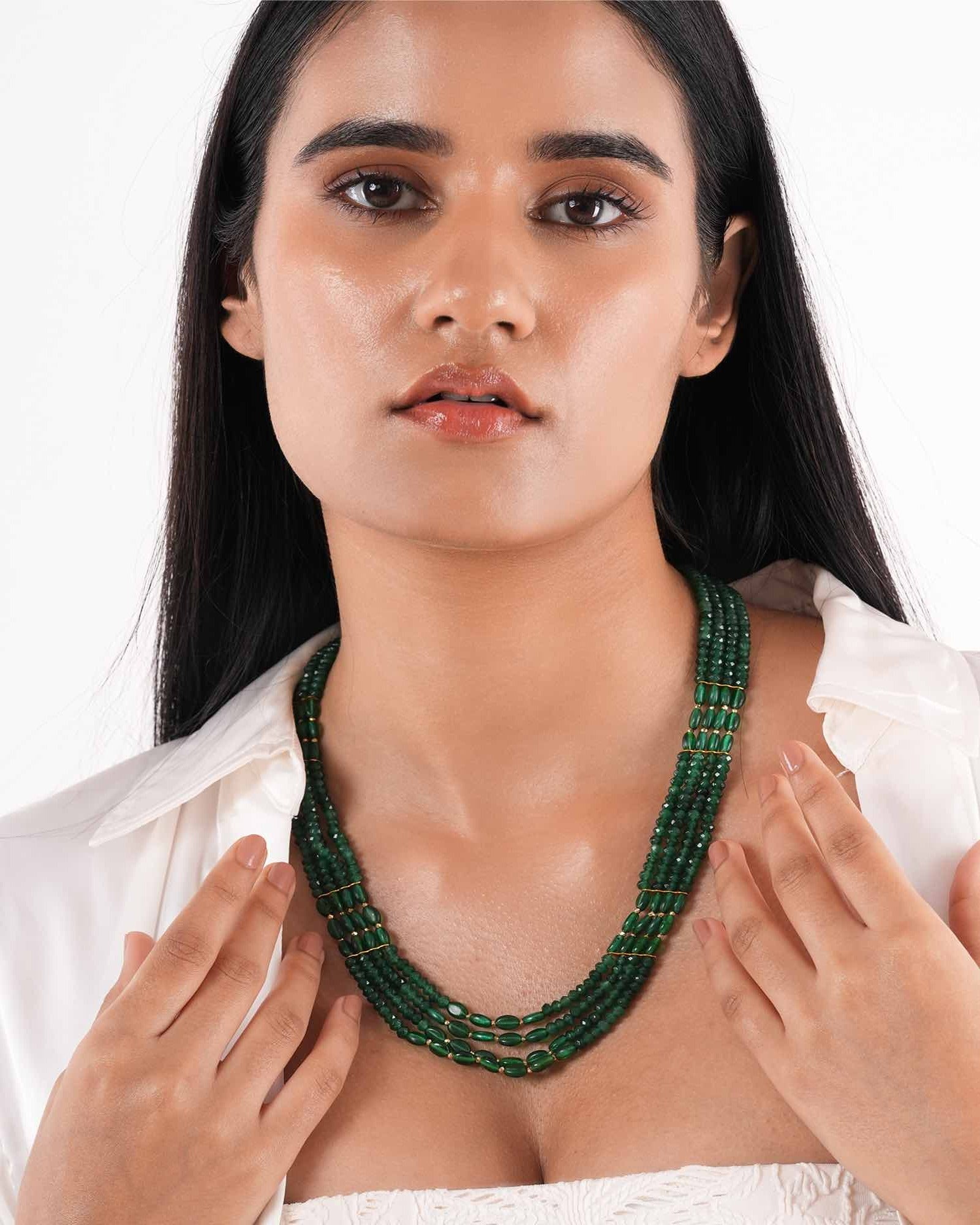 Euphemia Green Necklace