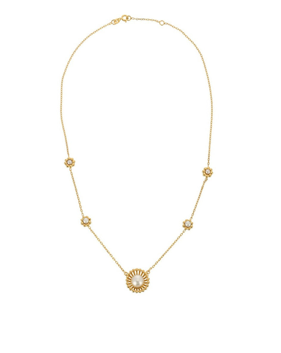 Marigold Pearl Necklace