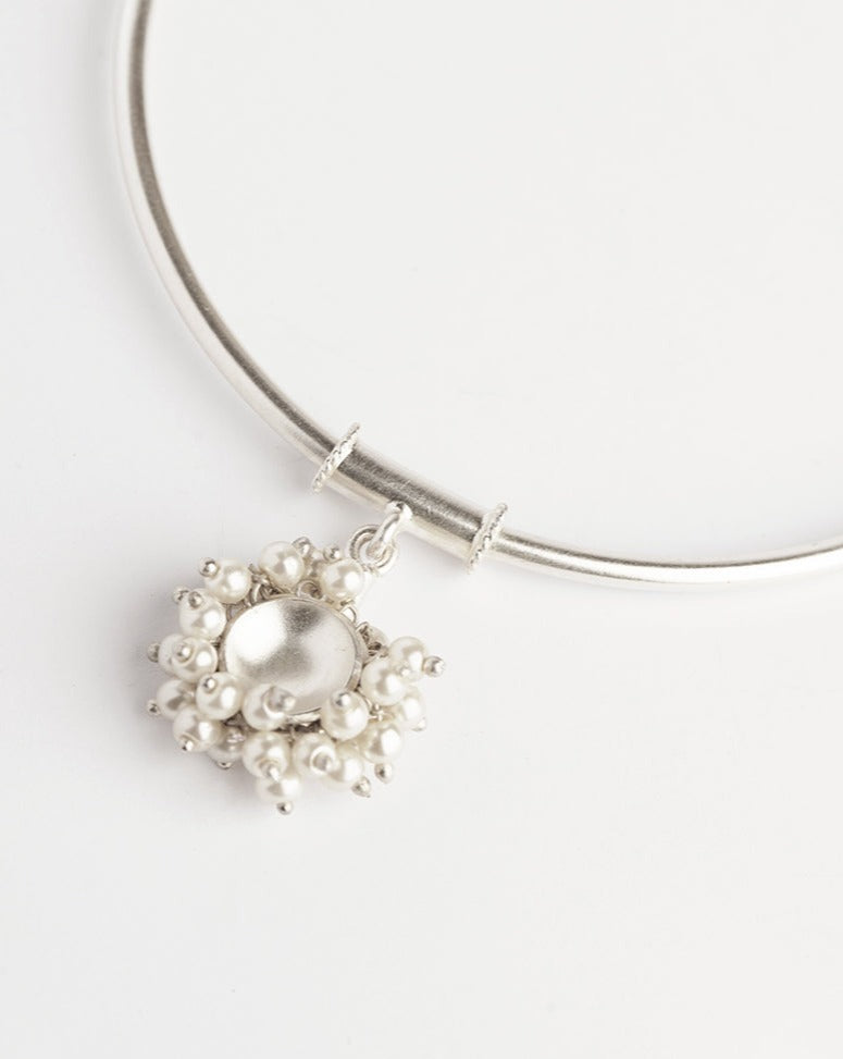 Pearl Silver Anklet