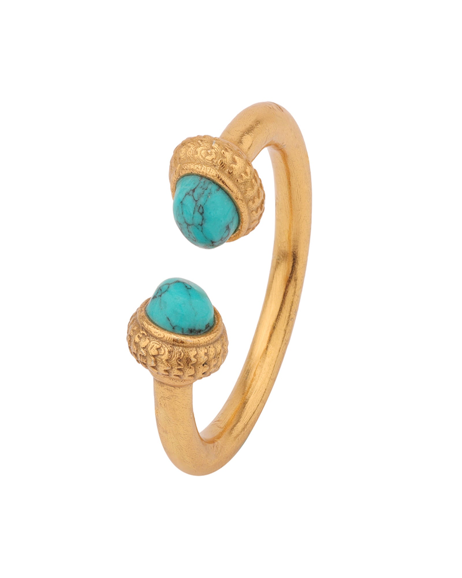 Strati Turuoise Gold Ring