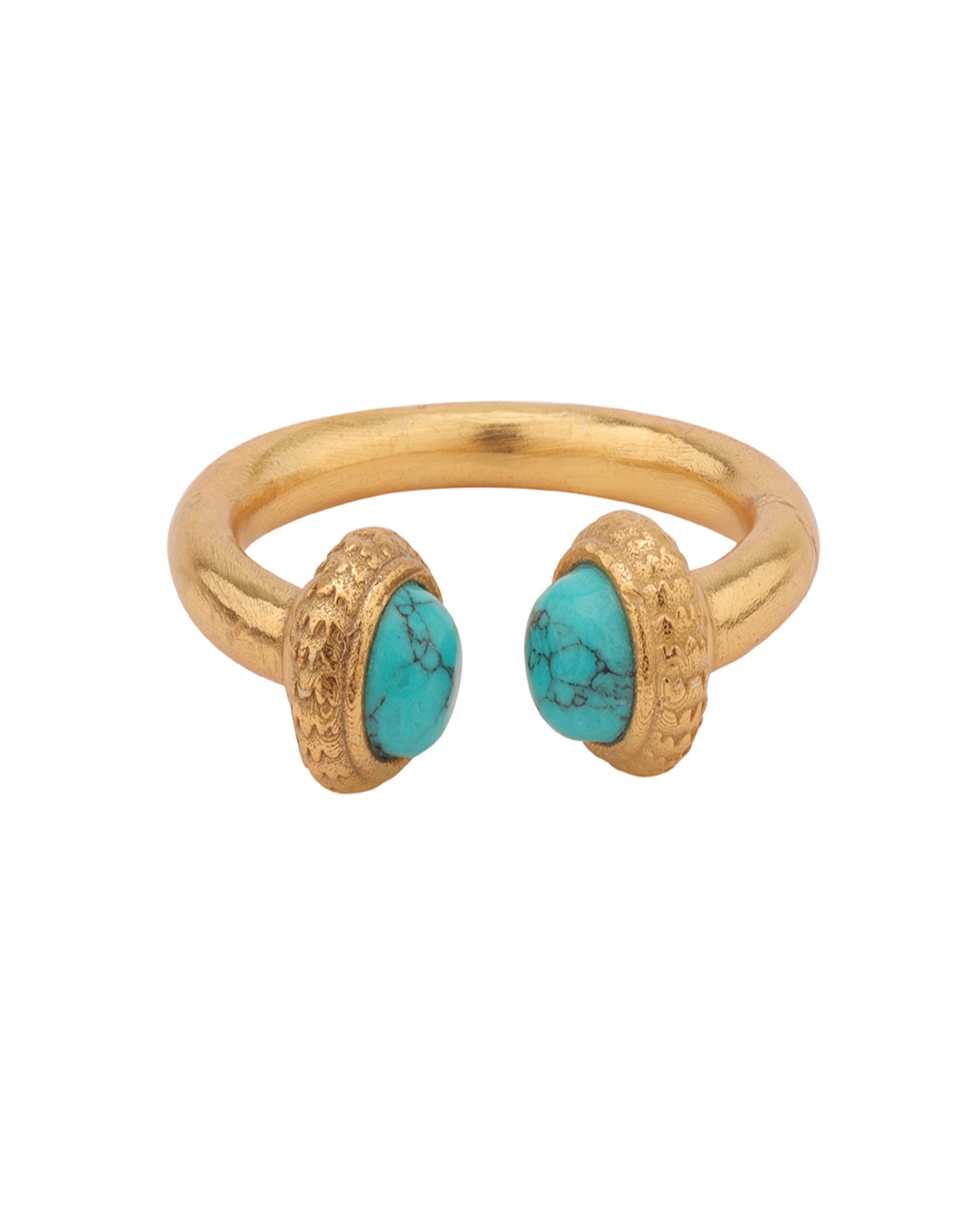 Strati Turuoise Gold Ring