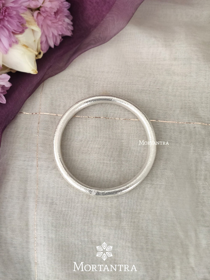 Silver Plated Lehr Bangles (1 piece) - TR-B1SL