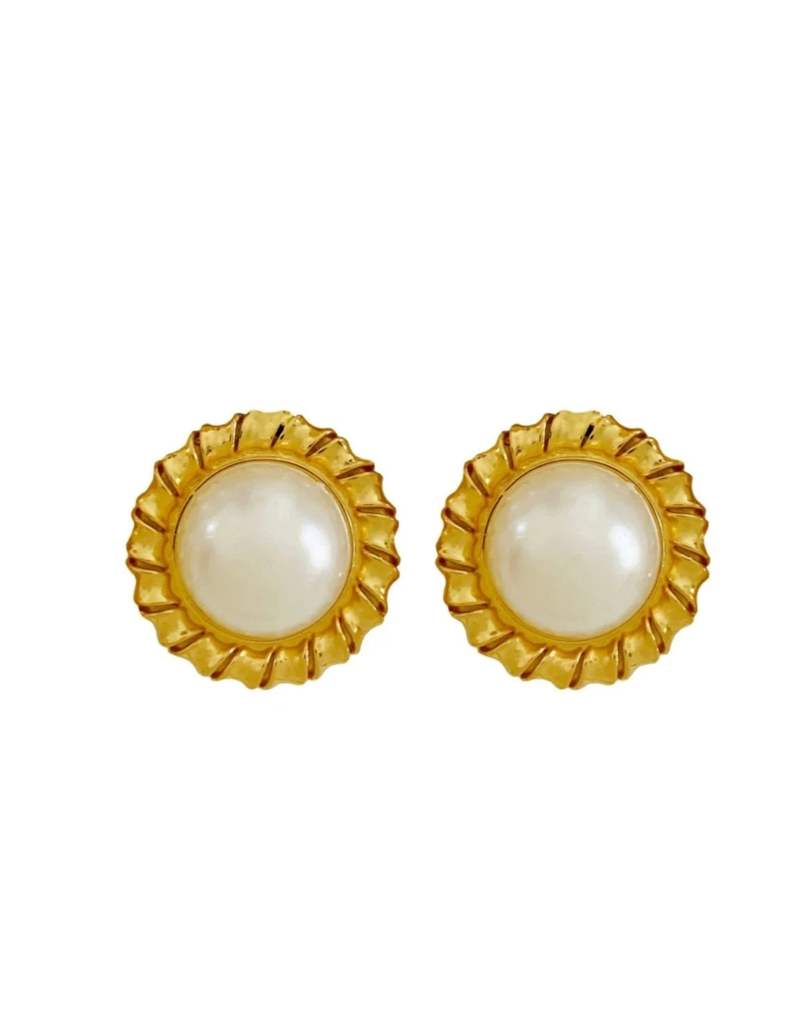 Twisted Pearl Studs