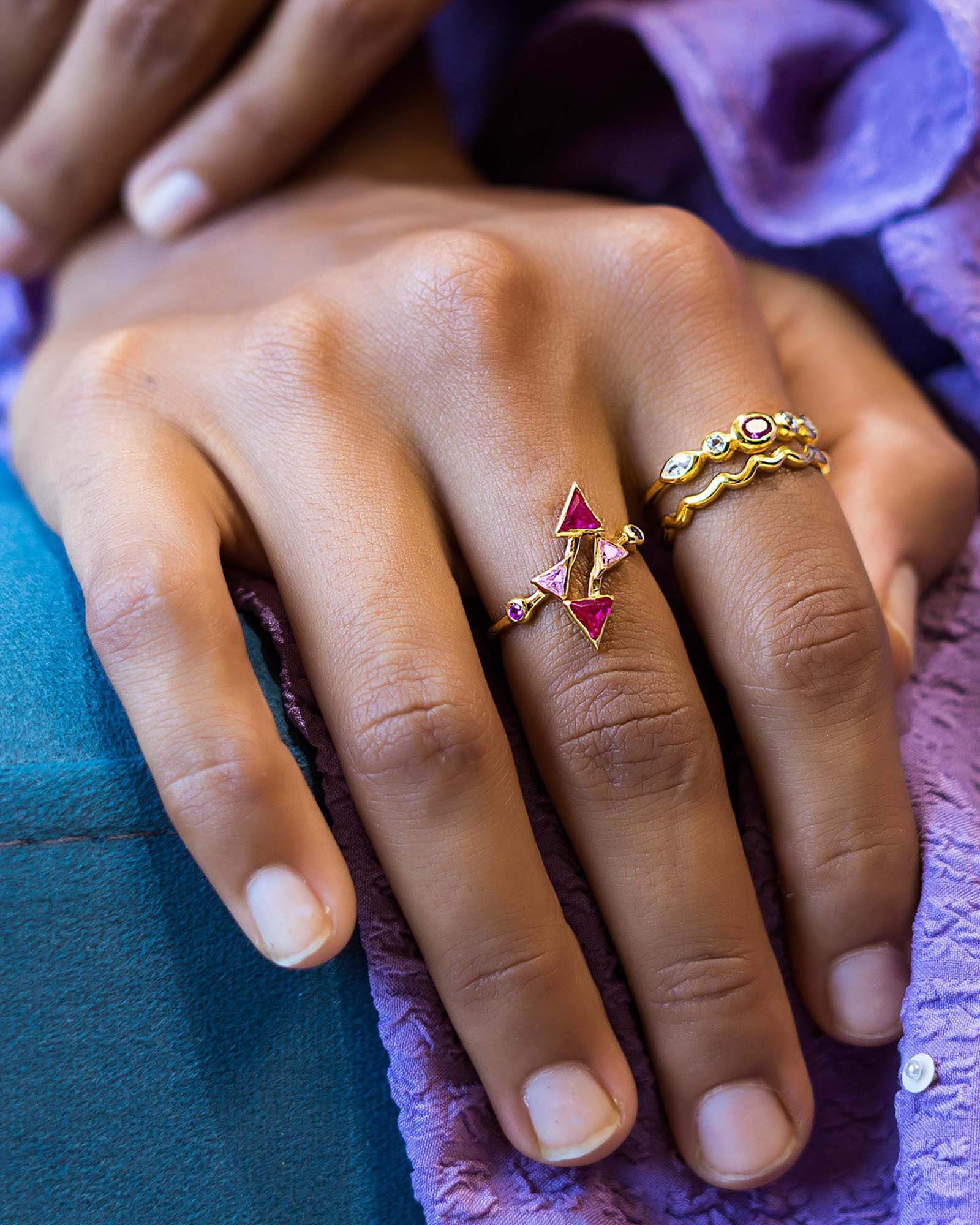 Pink Sharpie Ring