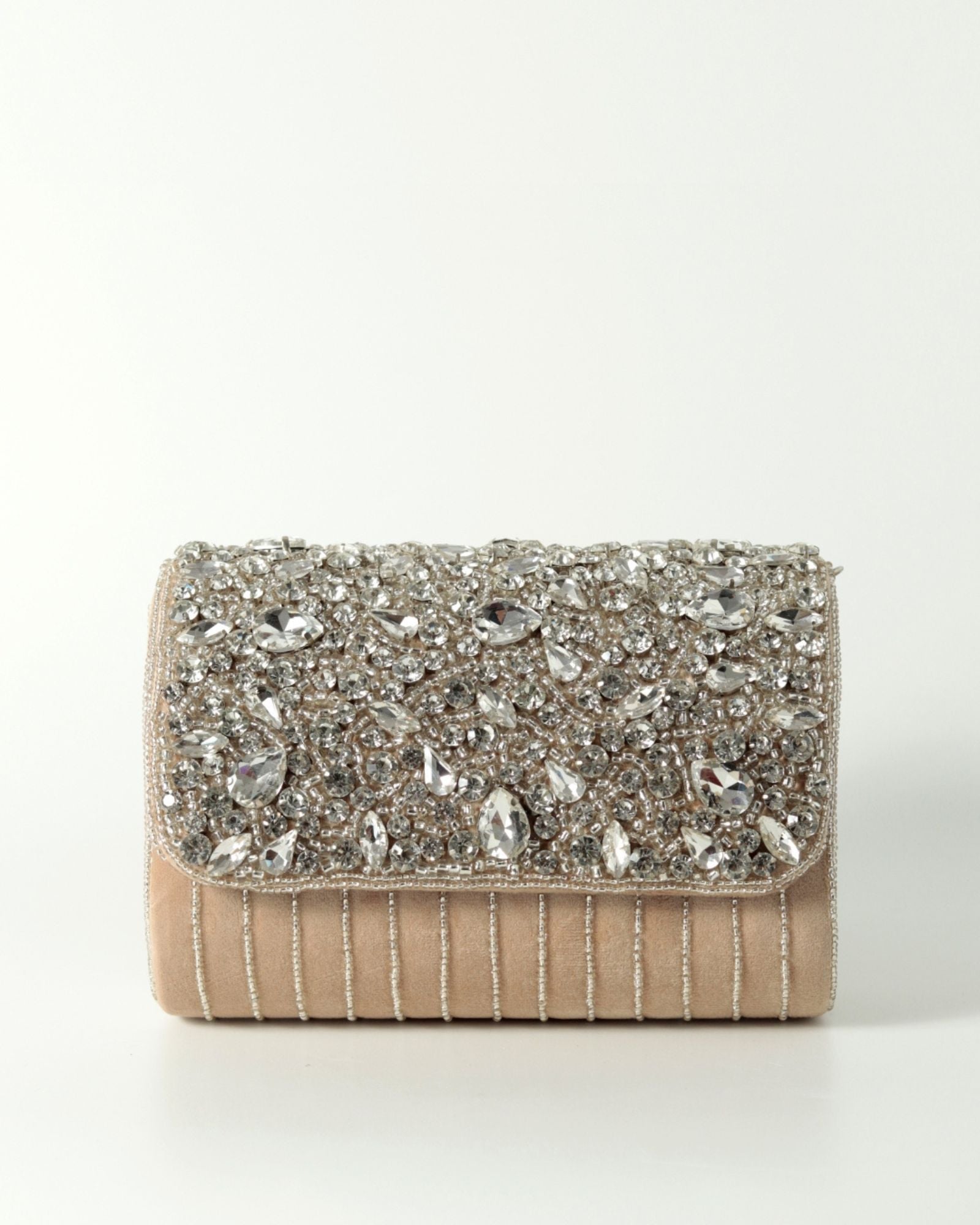 Grace Embellished Flap over Clutch Bag