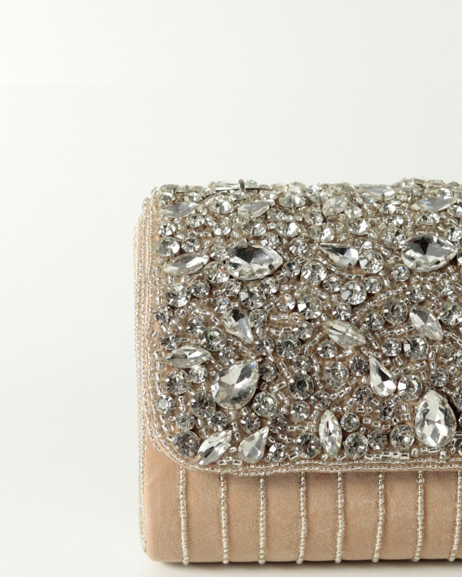 Grace Embellished Flap over Clutch Bag