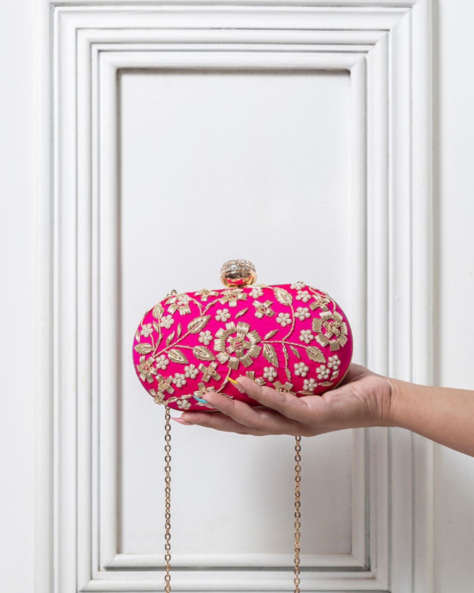 Baiza Hand Embroidered Clutch