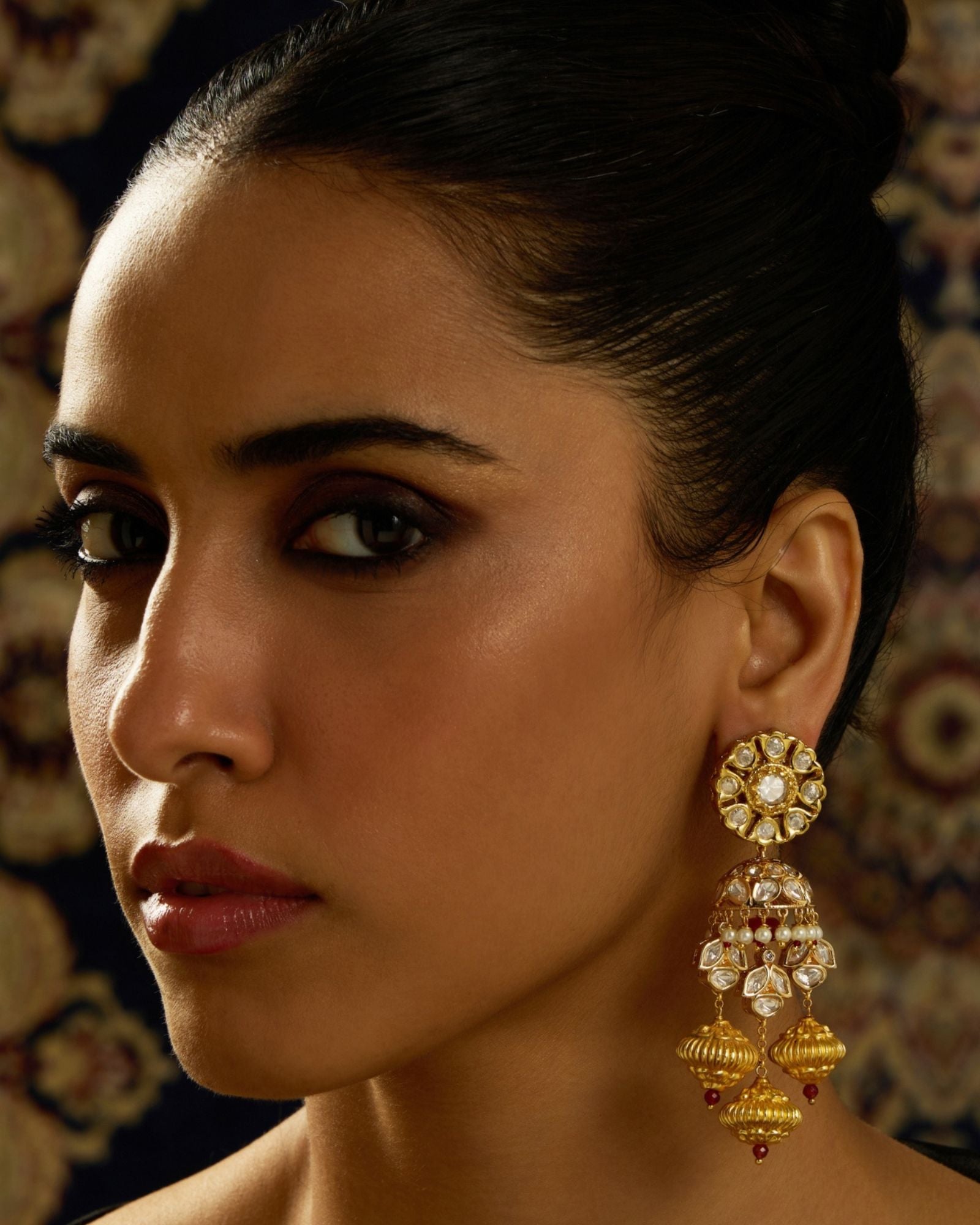 Heritage Fusion Jhumka Earring