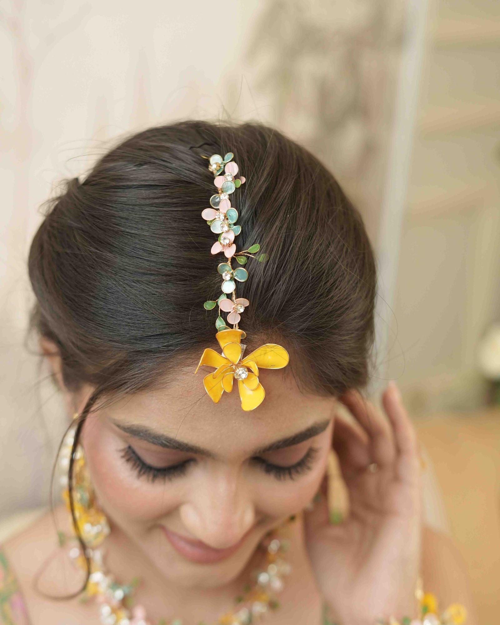 Zara Yellow- Bridal Jewellery Set