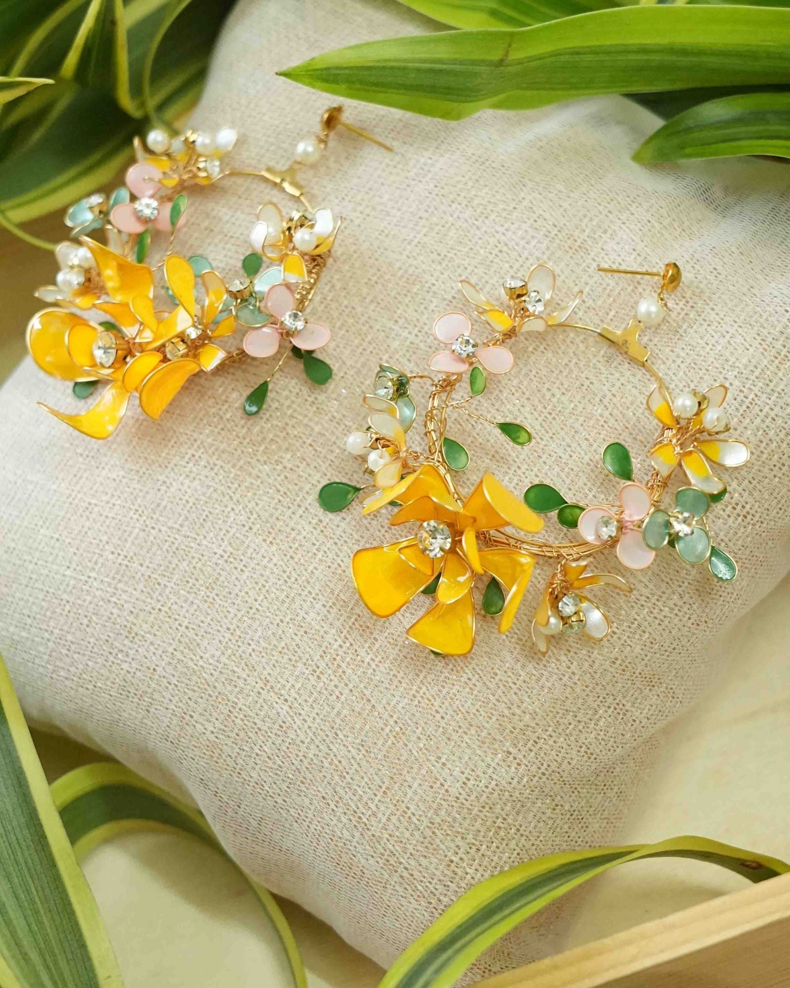 Zara Yellow- Bridal Jewellery Set