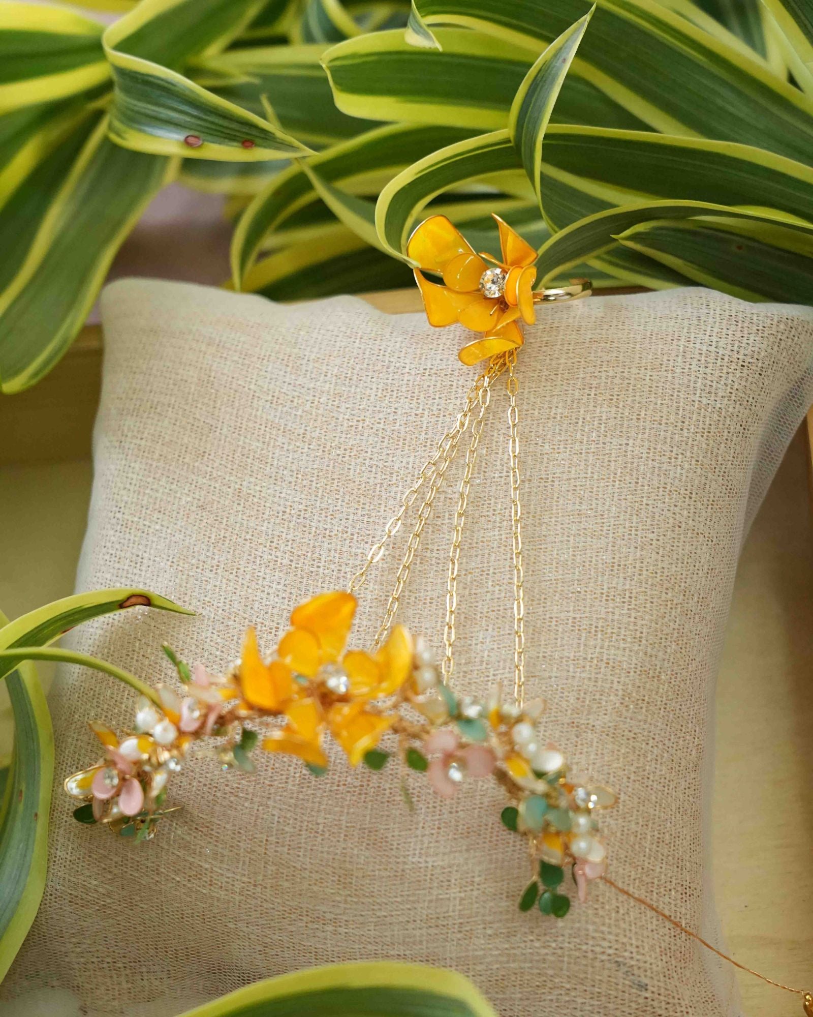 Zara Yellow- Bridal Jewellery Set