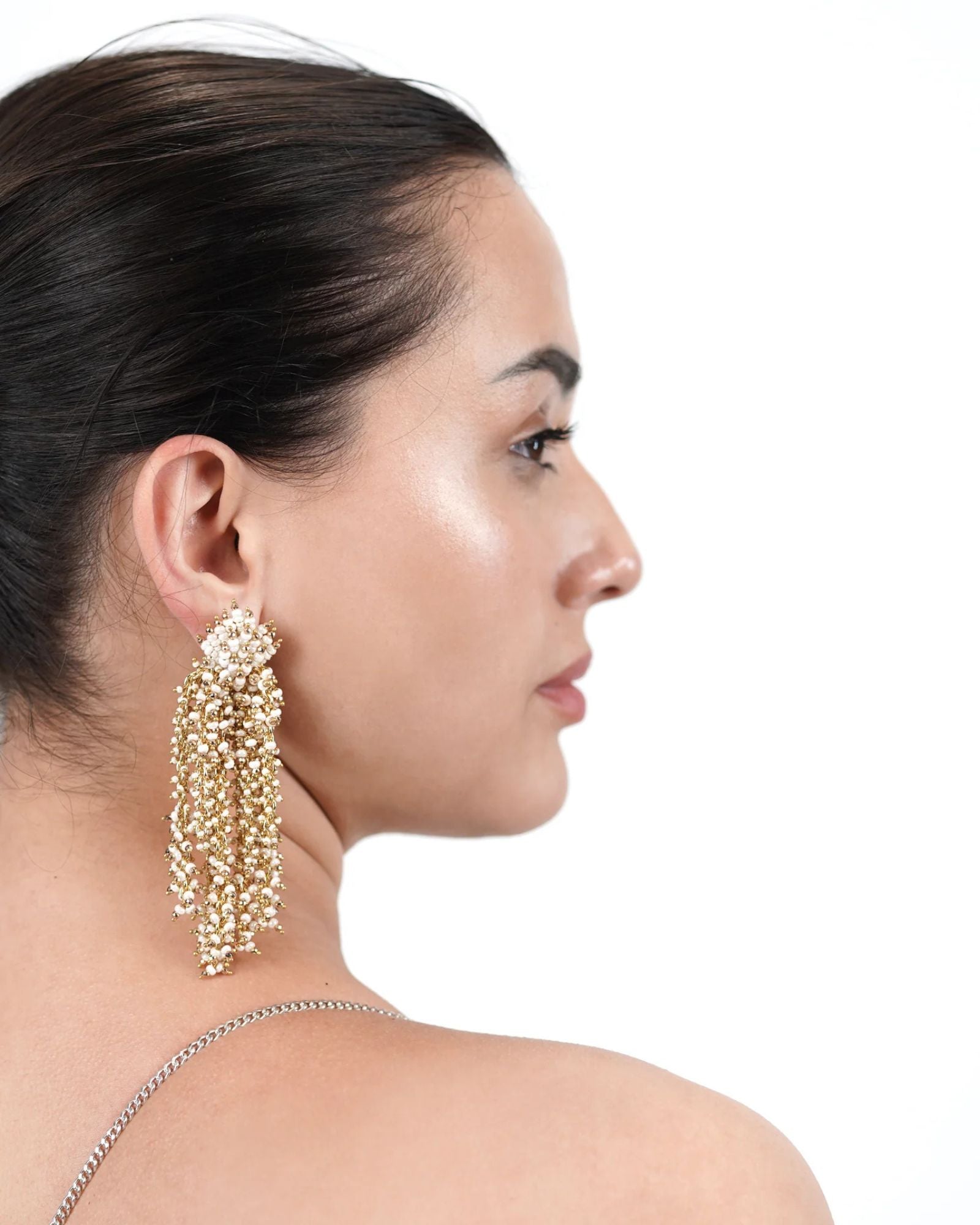 Glimmering Gold Earrings