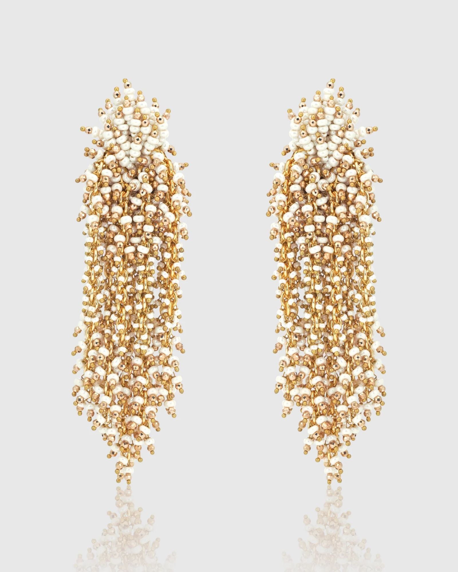 Glimmering Gold Earrings