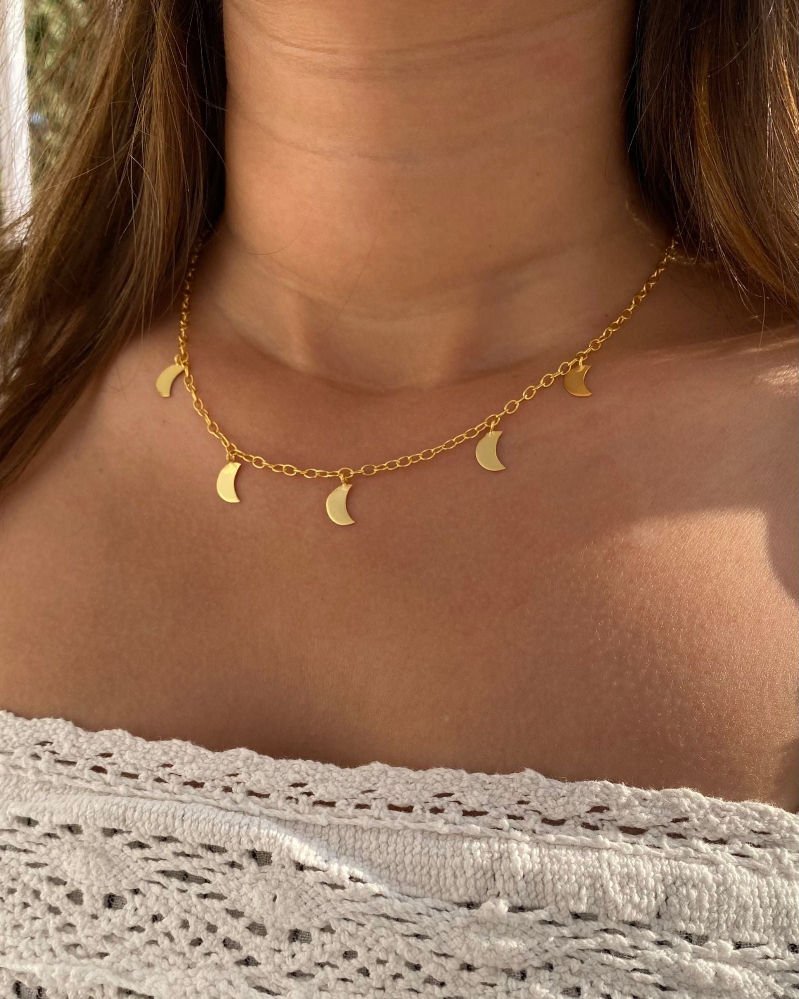 Crescent Moon Choker