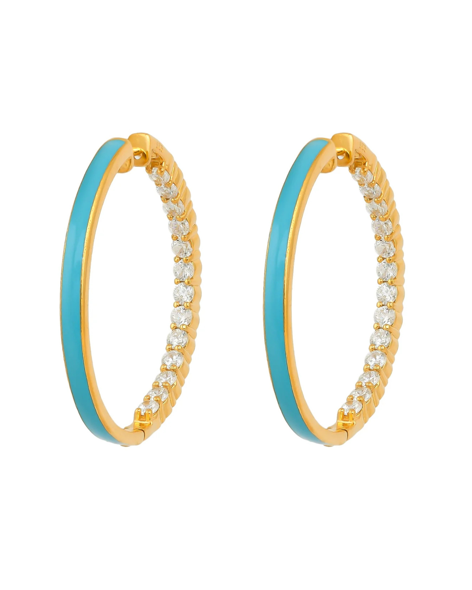 Hermia Hoops - Island Turquoise