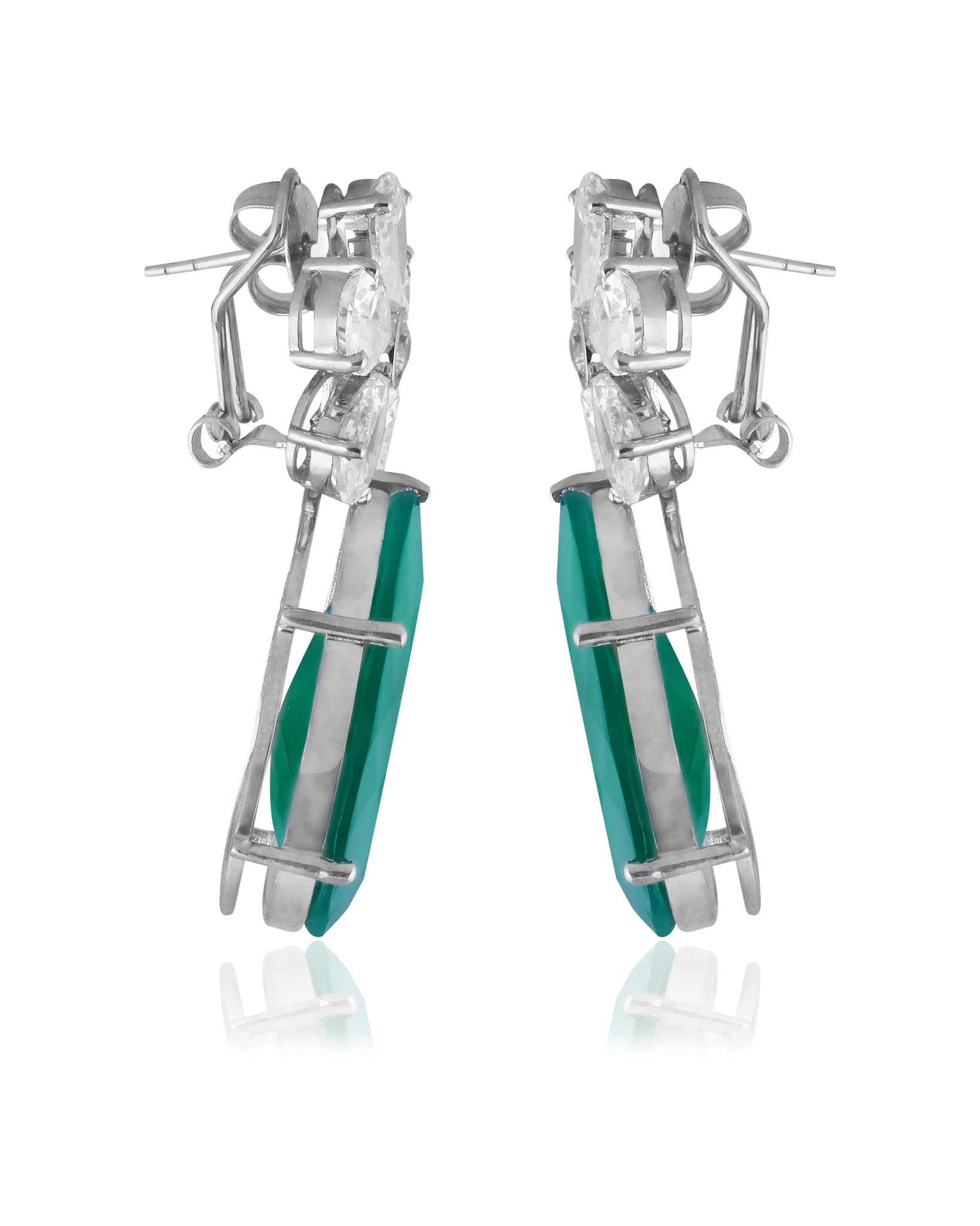 Vow of Love Emerald Earrings