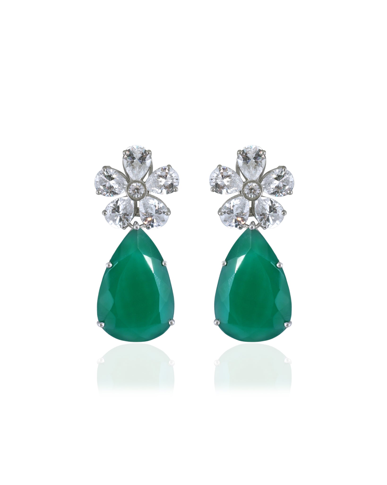 Vow of Love Emerald Earrings