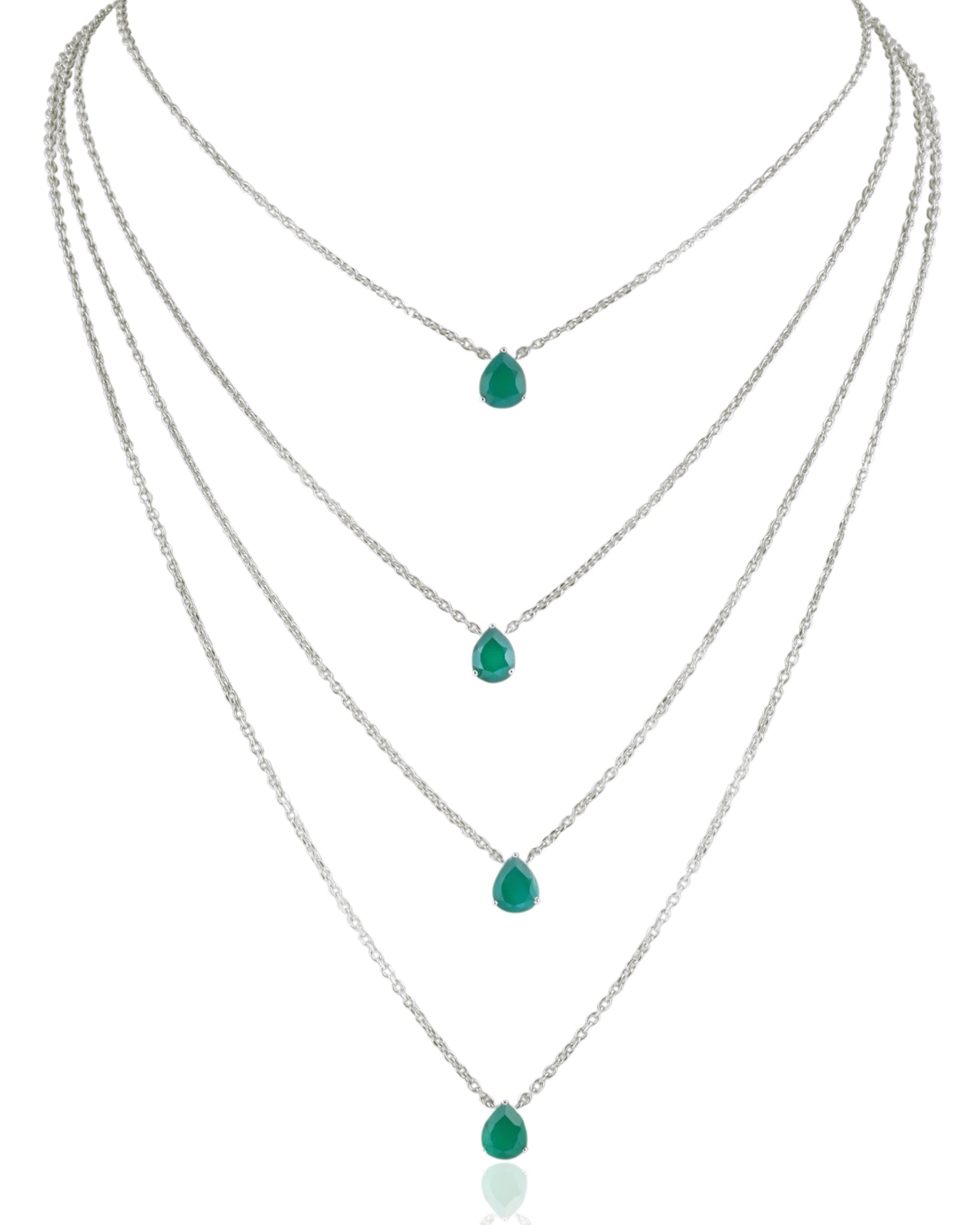 Waves of Promise Emerald Necklace