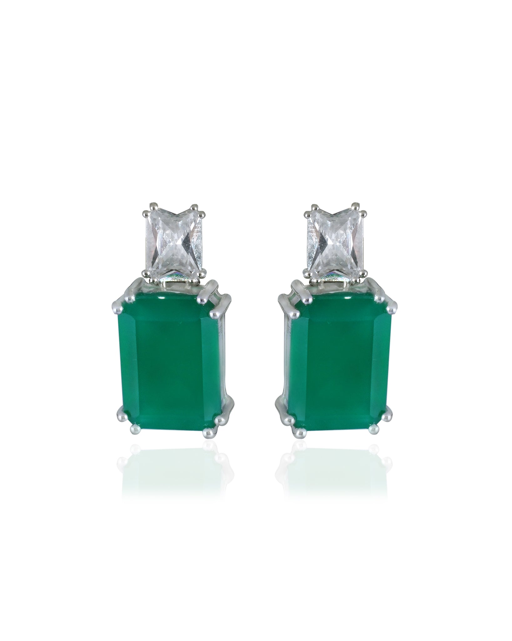 Wedded Bliss Emerald Studs