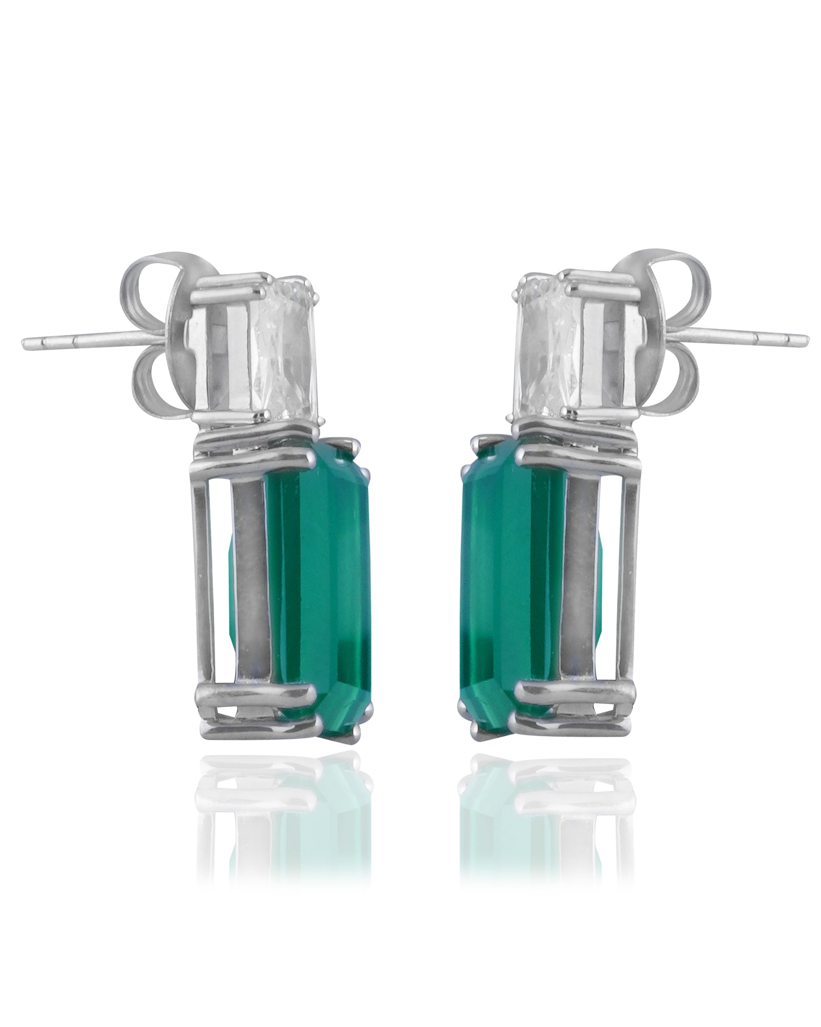 Wedded Bliss Emerald Studs