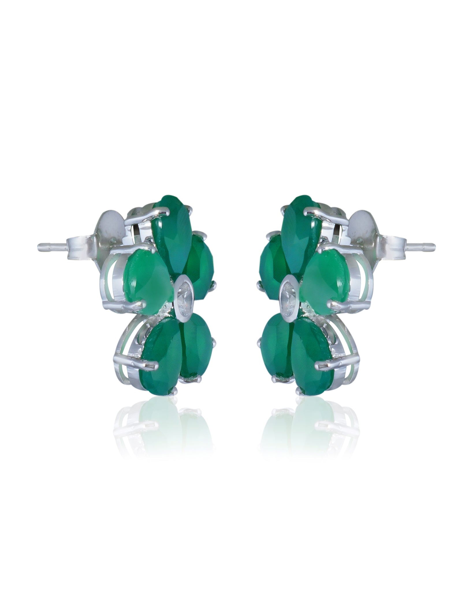 Promise Petal Emerald Studs