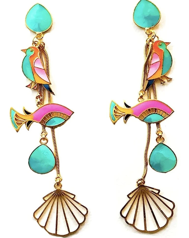 Bird And The Fish Earrings