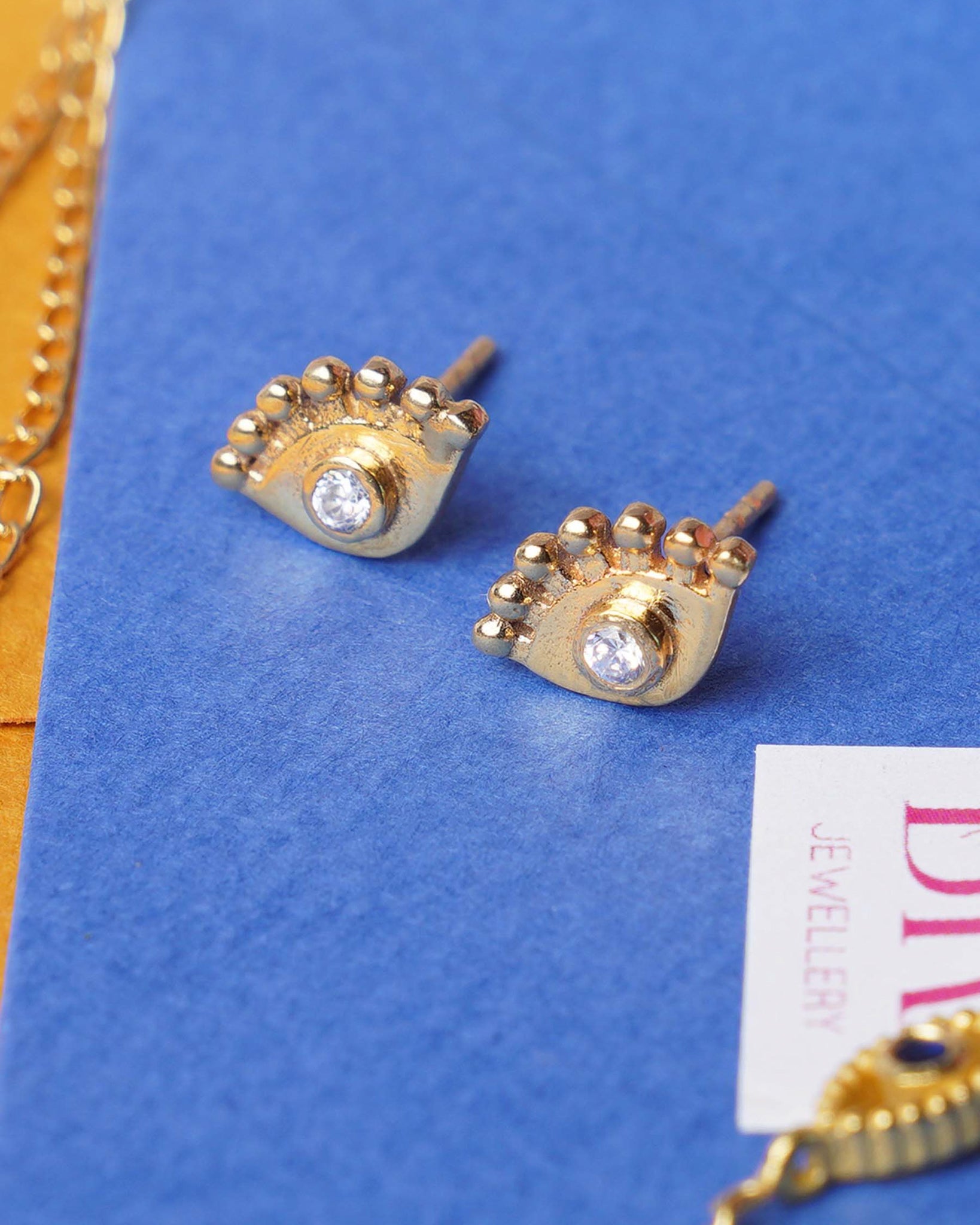 Evil Eye Stud Earrings