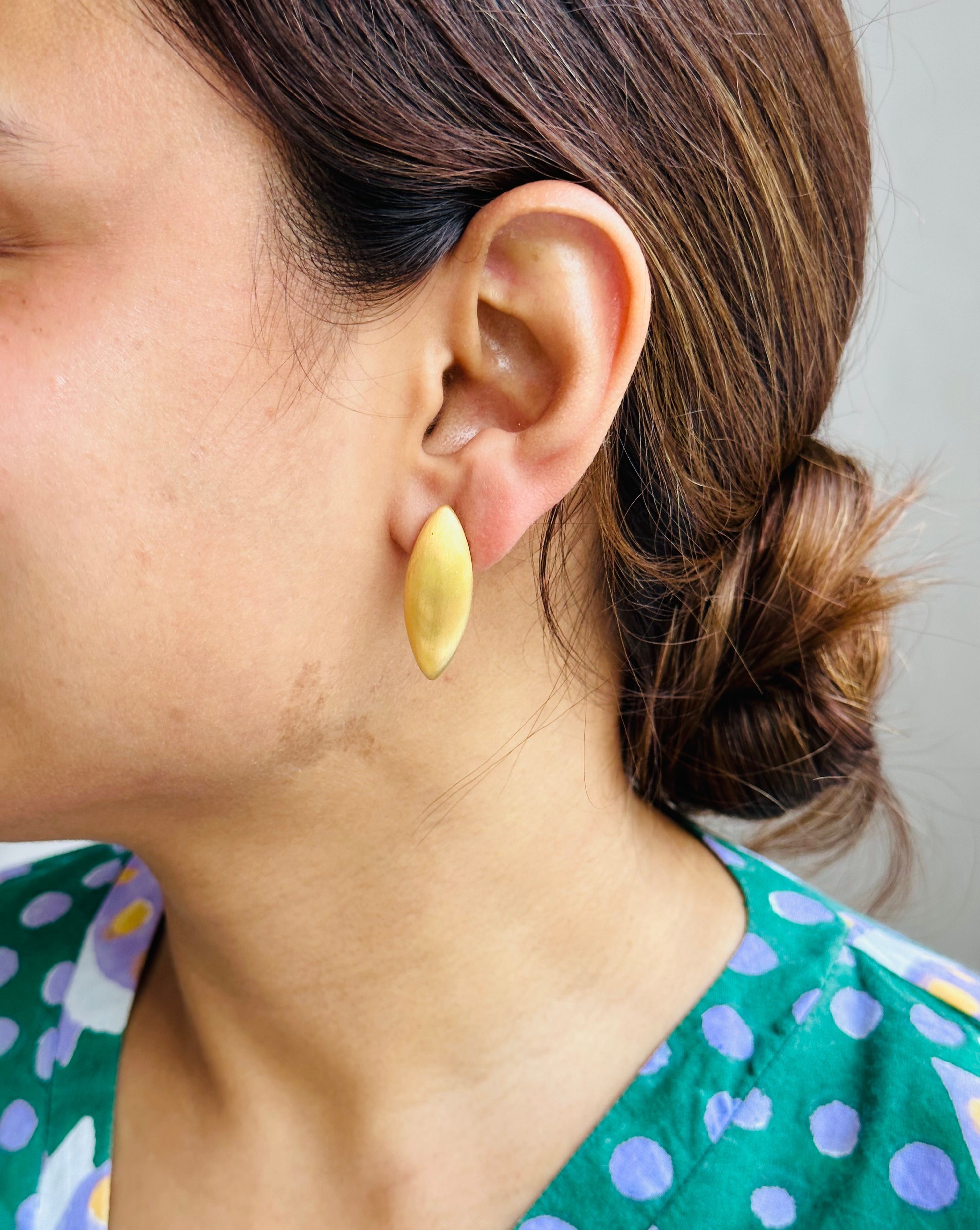 Charu Studs In Gold