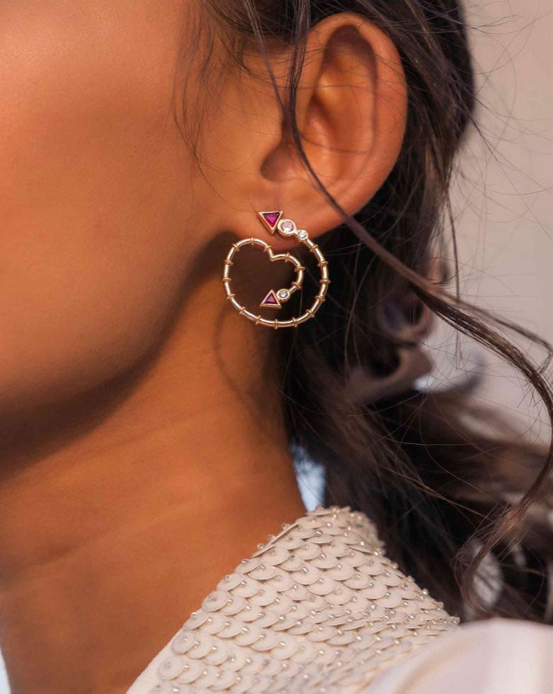 Rose Amor Earrings