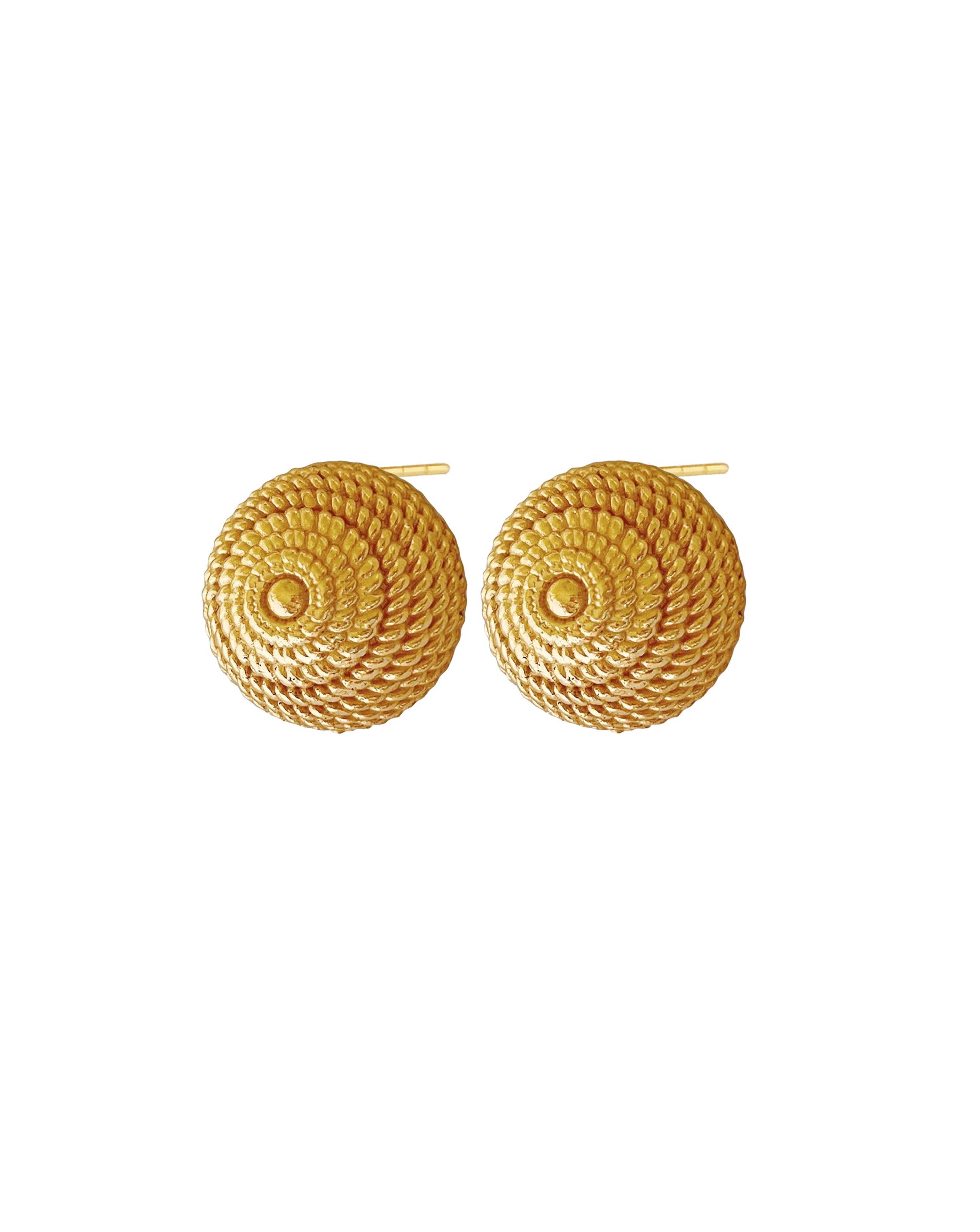 Twirled Sylvia Studs In Gold