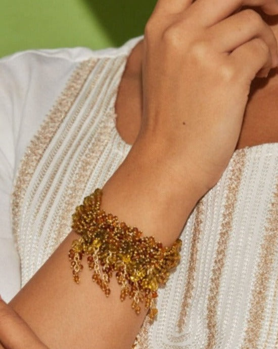 Handcrafted Multicolor Stone Studded Bracelet