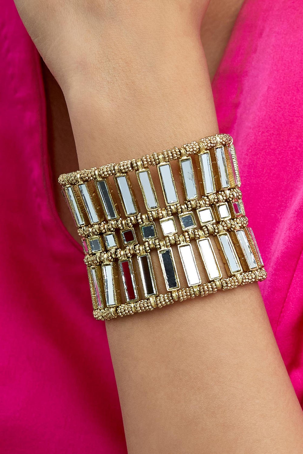 Mirror Gold Falak Naaz Bracelet